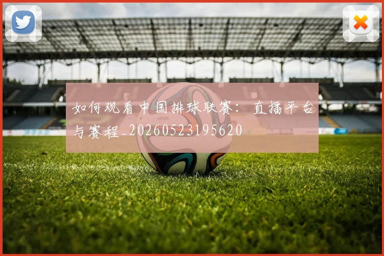 如何观看中国排球联赛:直播平台与赛程_20260523195620